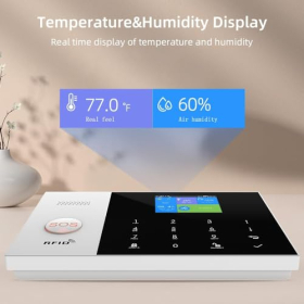 GSM Smart Home Alarm Kit - WiFi, Sirene, Sensoren & Fernbedienung (24 Teile)