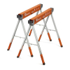 Bora Workhorse XT 2 Folding Sawhorses, Height Adjustable, Robust for Professionals