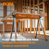 Bora Workhorse XT 2 Folding Sawhorses, Height Adjustable, Robust for Professionals