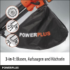Akkublasgerät 3-in-1 Blasen, Saugen & Zerkleinern 40V – Powerplus