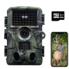 ZYJDGNNY 4K WiFi Wildkamera, 60MP, Nachtsicht, IP66