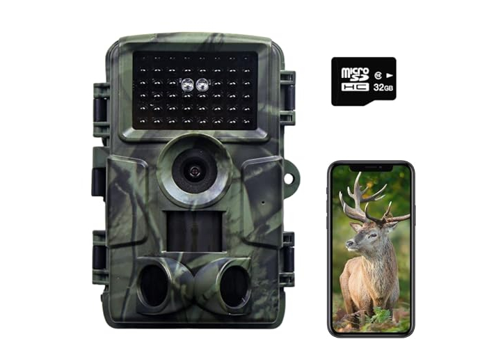 ZYJDGNNY 4K WiFi Wildkamera, 60MP, Nachtsicht, IP66 ZYJDGNNY 4K WiFi Wildkamera, 60MP, Nachtsicht, IP66
