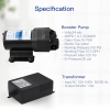 Geekpure Booster Set for Reverse Osmosis, Transformer + Pressure Switch + Accessories