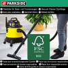 Parkside Staubsaugerbeutel Original 10er Set, passend für Nass Trockensauger PNTS Serie