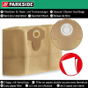 Parkside Staubsaugerbeutel Original 10er Set, passend für Nass Trockensauger PNTS Serie
