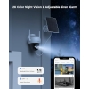 DEATTI 2K Outdoor Solar Surveillance Camera