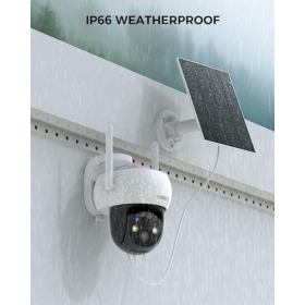 DEATTI 2K Outdoor Solar Surveillance Camera