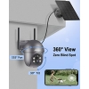 ANRAN 2K Outdoor Kamera – WLAN, 360° Schwenk, Solar, PIR, Flutlicht