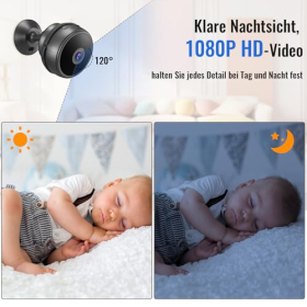 Міні-камера 1080P FHD внутрішня камера спостереження WiFi Live