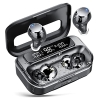 Bluetooth 5.3 In-Ear-Kopfhörer mit ENC-Geräuschunterdrückung, 128 h, IPX7, Touch-Steuerung