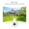 ANRAN 5MP WiFi Solar Kamera, 360° Pan&Tilt, Audio, PIR, Alexa