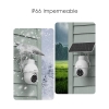 ANRAN 5MP WiFi Solar Kamera, 360° Pan&Tilt, Audio, PIR, Alexa