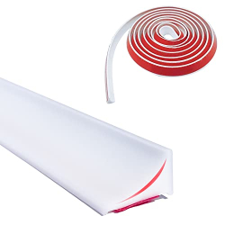 6 m x 20 mm self-adhesive splash guard shower strips with silicone rubber