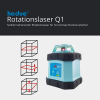 HEDUE Rotationslaser Q1, 1 Stück, Rot, R141