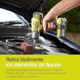 Ryobi 18V ONE+ Cordless Impact Wrench 400 Nm with 3 torque settings