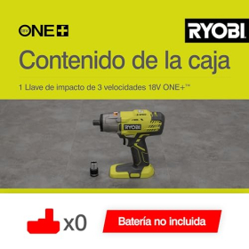 Ryobi 18V ONE+ Cordless Impact Wrench 400 Nm with 3 torque settings