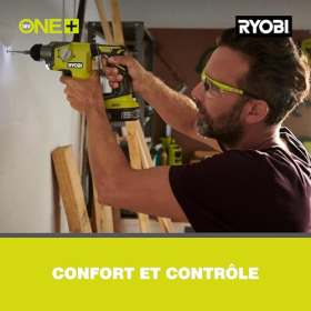 Martillo perforador inalámbrico RYOBI ONE+ SDS+ R18SDS-125S de 18 V con batería de 2,5 Ah y cargador.