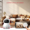 YI Dome Guard 2K Indoor Camera Set WiFi/LAN with PTZ, Motion Detection & Night Vision