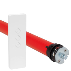 Superrollo Funkmotor für Rolläden, 10 Nm, mit Fernbedienung, Set für 20 kg