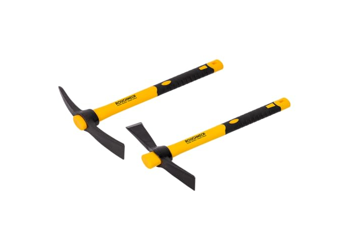 Roughneck 2-piece set: Micro hoe and hoe for precise work in the garden Roughneck 2-piece set: Micro hoe and hoe for precise work in the garden