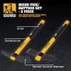 Roughneck 2-piece set: Micro hoe and hoe for precise work in the garden