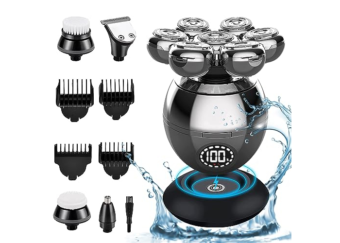 Electric shaver for men, 5-in-1 bald head shaver Electric shaver for men, 5-in-1 bald head shaver
