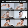 Electric shaver for men, 5-in-1 bald head shaver