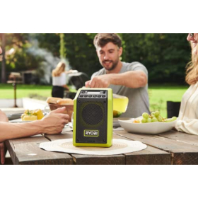 RYOBI ONE+ 18V Bluetooth Radio RR18-0 – Компактне радіо для будівельного майданчика