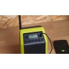 RYOBI 18 V One+ Bluetooth AM/FM-Radio, USB, für Innen- und Außenbereich, ohne Akku