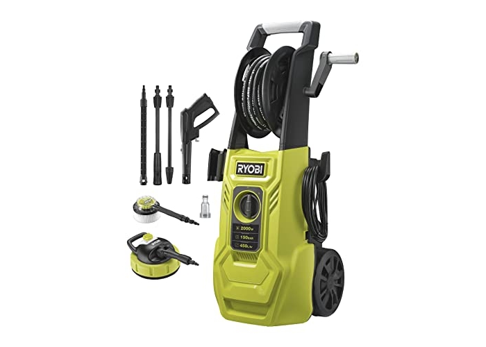 Мойка высокого давления RYOBI, 2000 Вт, 150 бар Мойка высокого давления RYOBI, 2000 Вт, 150 бар