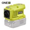 RYOBI ONE+ Akku-Wechselrichter RY18BI150A-0 mit 230-V-Steckdose, USB und LED