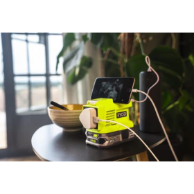 Inversor de batería RYOBI ONE+ RY18BI150A-0 con toma de 230 V, USB y LED
