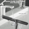 Vinabo Shower Squeegee, Window Cleaner for Shower, Tiles, Mirrors (21 cm, Black)