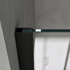 doporro Ravenna19 Duschkabine Ecke 70x100x195 cm mit Schiebetür, Sicherheitsglas 8 mm
