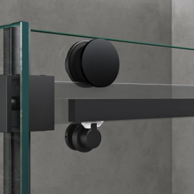 doporro Ravenna19 Duschkabine Ecke 70x100x195 cm mit Schiebetür, Sicherheitsglas 8 mm