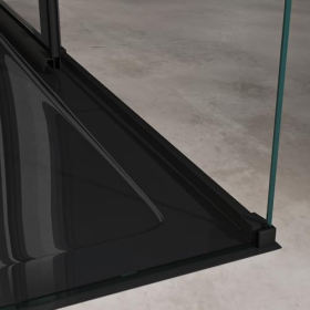 doporro Ravenna19 Duschkabine Ecke 70x100x195 cm mit Schiebetür, Sicherheitsglas 8 mm