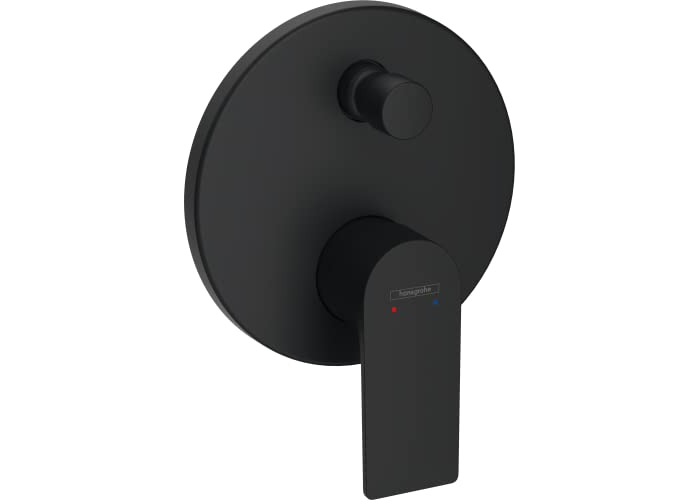 Змішувач для ванни прихованого монтажу hansgrohe Rebris E, чорний Змішувач для ванни прихованого монтажу hansgrohe Rebris E, чорний