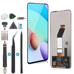 Reemplazo de pantalla LCD RongZy para Xiaomi Redmi 10/2022 con pantalla táctil y herramientas