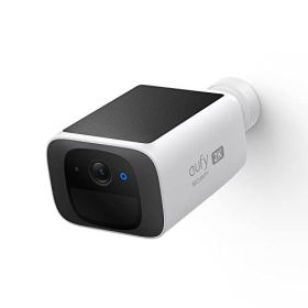 eufy Security SoloCam S220, зовнішня сонячна WiFi-камера безпеки, роздільна здатність 2K, IP67, без щомісячної плати, без домашньої бази – ідеально підходить для зовнішнього спостереження