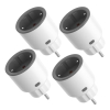 SONOFF S60TPF Smart WiFi Plug, 4-pack, with energy consumption measurement