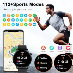Reloj inteligente deportivo para hombre y mujer.
