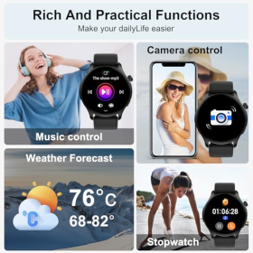 Reloj inteligente deportivo para hombre y mujer.