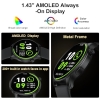 Smartwatch Men Women Fitness Watch Wristwatch: Fitness Tracker with Phone Function Call Waterproof Smart Watch with Heart Rate Sleep Monitor Pedometer Watches Sports Watch for Android iOS Black 55