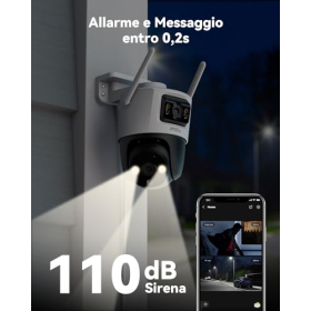 Imou 4K Wi-Fi камера 360° PTZ з кольоровим нічним баченням та детекцією руху