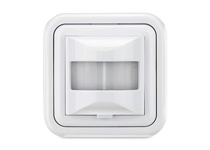 Infrared wall motion detector Conecto, flush-mounted, 160° angle, IP20, white Infrared wall motion detector Conecto, flush-mounted, 160° angle, IP20, white