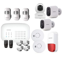 Сигнализация Daewoo Protection+, WiFi/GSM, с сиреной и 3 камерами