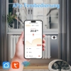 Termostato de radiador WiFi SALCAR TRV801W (paquete de 3) compatible con Alexa