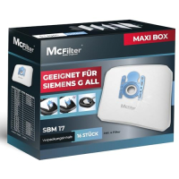 McFilter I 16 vacuum cleaner bags compatible with Siemens Type G All Series VZ41FGALL / VZ16GALL