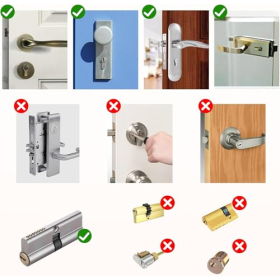 Cerradura de puerta inteligente AVATTO con huella dactilar, contraseña y control remoto