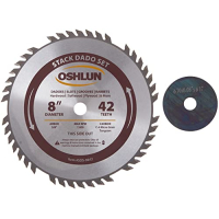 Oshlun SDS-0842 – пиляльний диск 8 дюймів, 42 зуба, тримач 5/8 дюймів